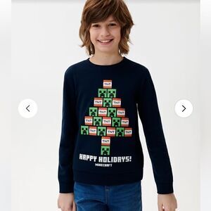 Boys Minecraft Christmas sweatshirt